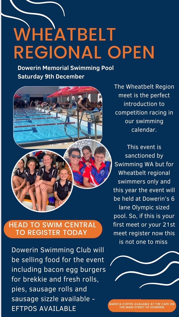 2023 Wheatbelt Regional Swimming Open