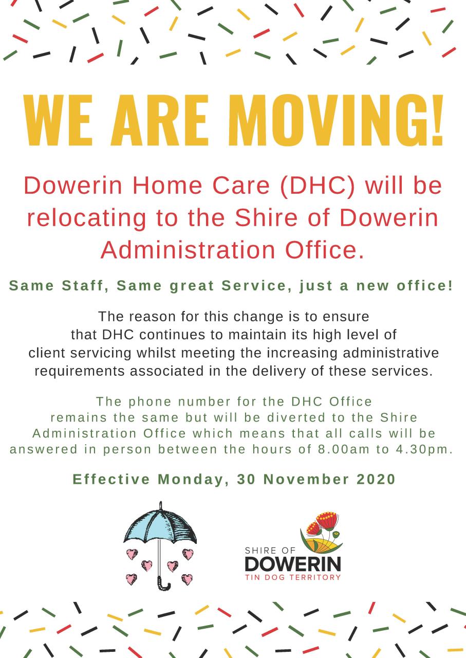 Dowerin Home Care Relocation